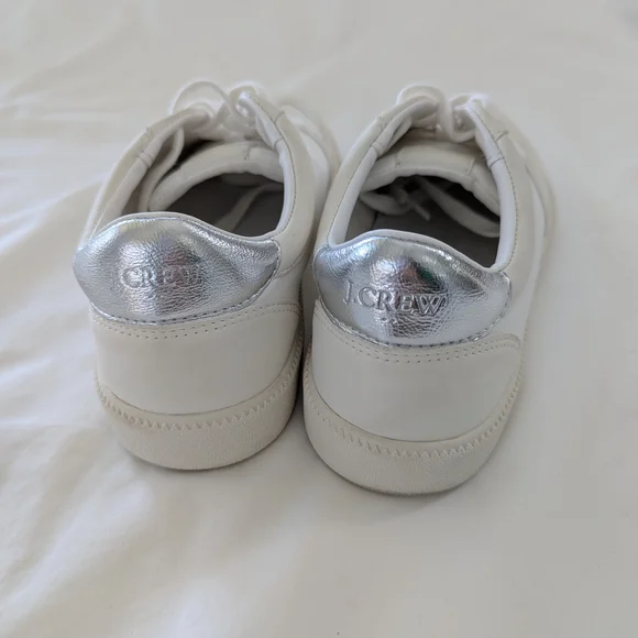 White Women's J Crew Sneakers - Picture 2 of 5